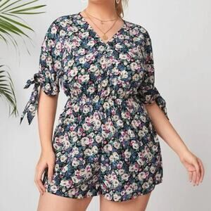 Floral Print Women's Jumpsuit
